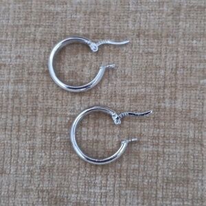 Silver Hoop Earrings
